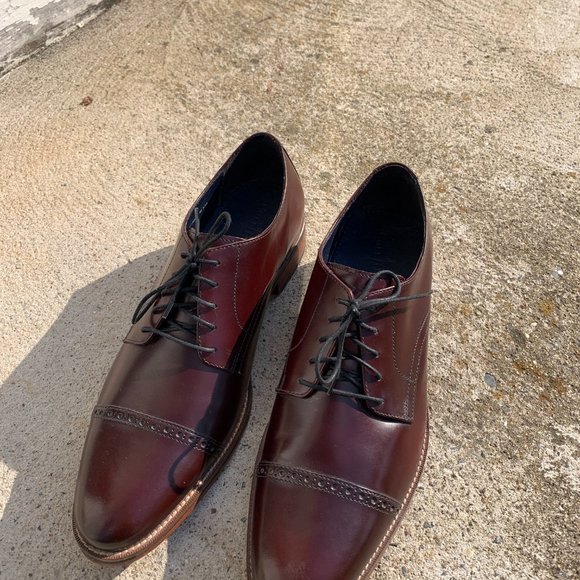 Cole Haan Men's Leather Cap Toe Oxford Size 13M  with Nike Air Technology - Picture 4 of 7